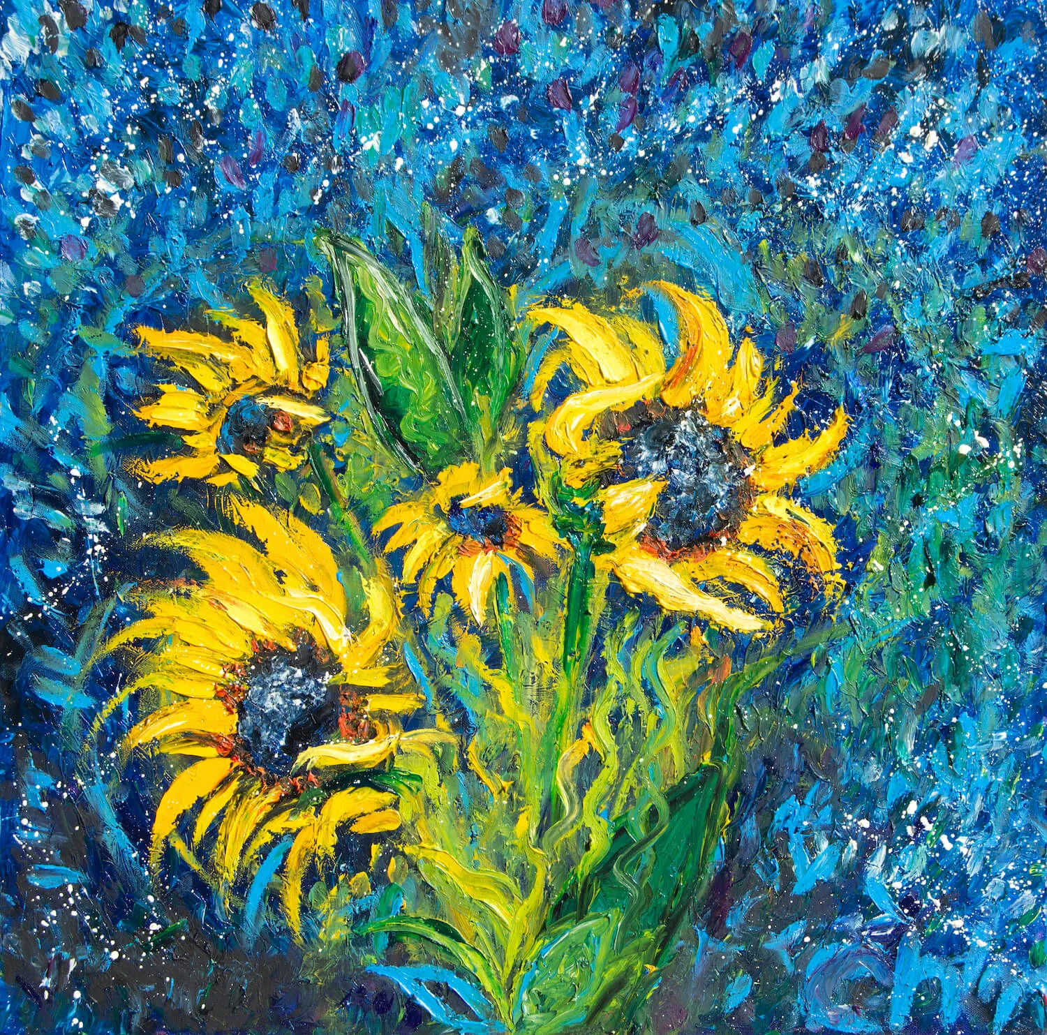 Cosmic Sunflowers 1